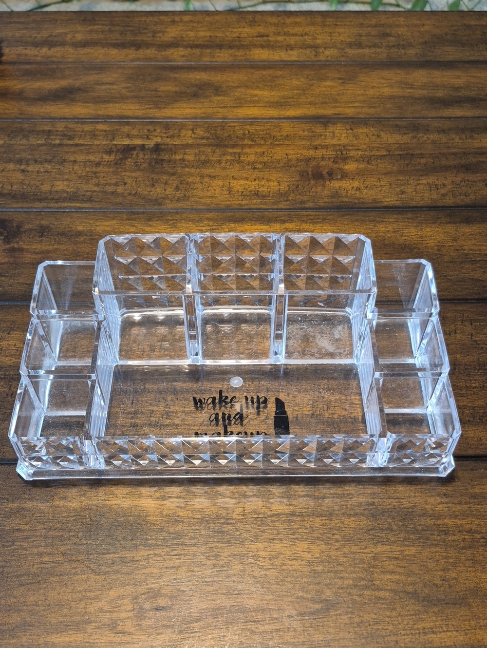 Clear Acrylic Makeup and Desk Organizer